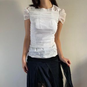 VTG Nina Ricci Tulle Top
